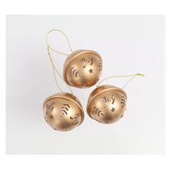 オーナメントホーリー　ジョイベル　3個（ゴールド）