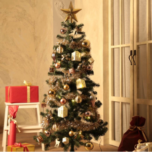 ウィンターコテージ 150cm シャンパンゴールド