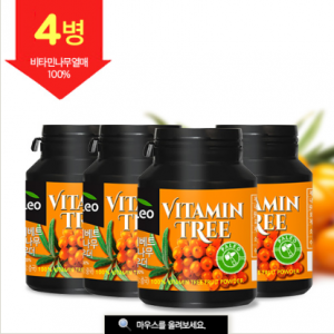 팔레오 비타민나무열매 가루 (30g x 4통+보틀+스푼)