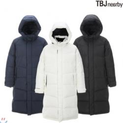 [TBJ]유니 맥스롱기장 후드리얼다운 점퍼 (T184DW020P)