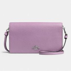 Foldover Crossbody Clutch Jasmine/silver