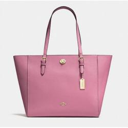 Turnlock Tote Rose/Light Gold