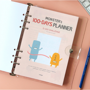 몬스터 6공 리필(A5)-100일 플래너