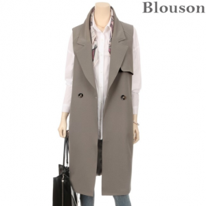 모던 클래식 카라 롱 베스트_[B1703VT601A]