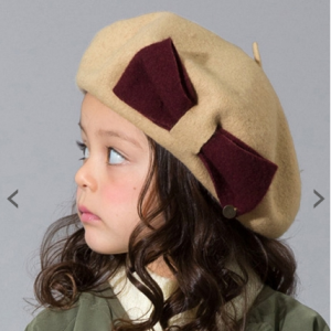 リボンベレー帽