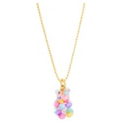 GUMMY BEAR PRINCESS NECKLACE _MULTI PASTEL