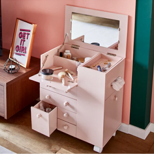 たっぷり収納コスメワゴン