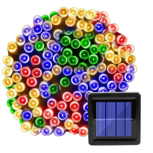 7m 12m 22m Solar Lamps LED String Lights 100/200 LEDS Outdoor Fairy Holiday Christmas Party Garlan