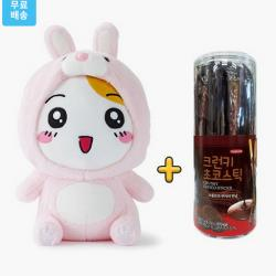 핑크래빗 에비츄 인형 (25cm) + 빼빼로 증정