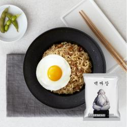 백년전 짜장의 맛 백년 백짜장 프리미엄짜장라면 백년짜장