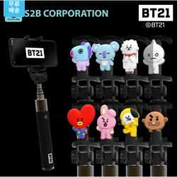 BT21 피규어 블루투스 셀카봉