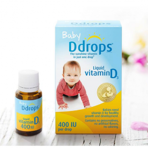 Lower！Ddrops Baby 400 IU, Vitamin D, 90 drops 2.5mL @ Amazon