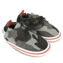 Cool & Casual Camo 아기 신발, 소프트 발바닥