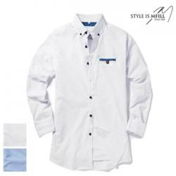 [엠필] 옥스포드 자전거 포인트 셔츠