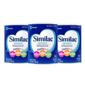  Similac Advance Infant Formula with Iron, Powder, One Month Supply, 36 Ounce  @ Amazon