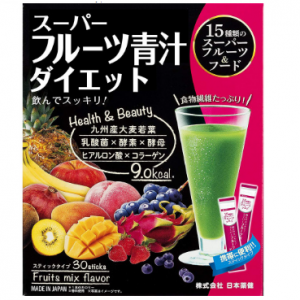 【日本直邮】日本药建 超级瘦身水果果味青汁 30包 轻松喝出小蛮腰