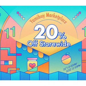 Double 11 Yamibuy Marketplace: 20% off sitewide