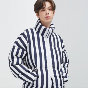 [일꼬르소] 화이트 히든포켓 패딩점퍼