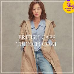 래인바이18FW 여성 케이프 트렌치