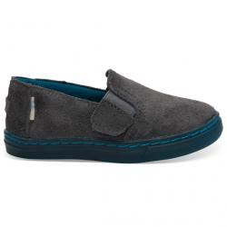 Shade Shaggy Suede Water Resistant Tiny TOMS Luca Slip-Ons