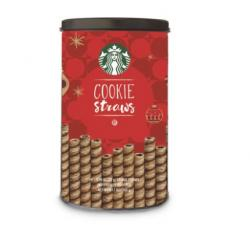 Starbucks Individually Wrapped Holiday Cookie Straws, 20 Count Can