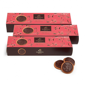 Lady Noir Schokoladenkekse, jeder Set von 3, 12 Stck