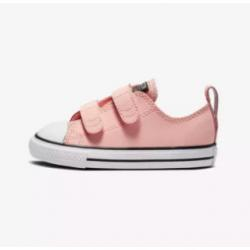 Converse Chuck Taylor All Star Hook And Loop Graphite & Glitter Leather Low Top