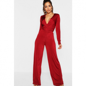 Disco Slinky Wide Leg Trousers