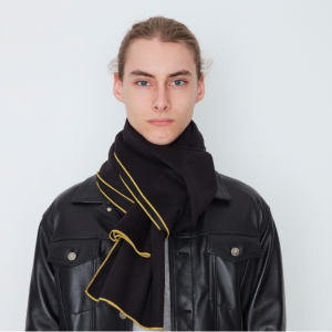 WOOL MUFFLER_BLACK
