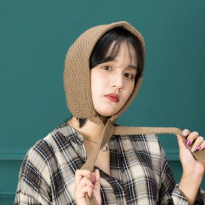 H-8 골지버킷햇 - 방한모자 털모자 귀도리 보넷