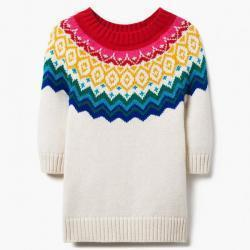 Gymboree 페어 아일 레인보우 스웨터