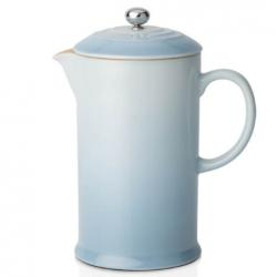 Le Creuset Stoneware Cafetiere Coffee Press - Coastal Blue