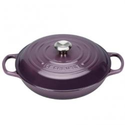 Le Creuset Signature Cast Iron Shallow Casserole Dish - 26cm - Cassis