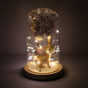 LED 유리돔안 토끼(중) 무드등