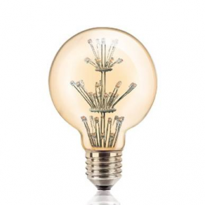 LED 에디슨 눈꽃 볼전구(G95) 2W E26