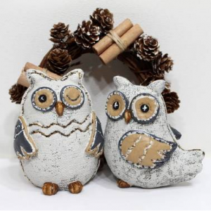 스테치 부엉이 장식