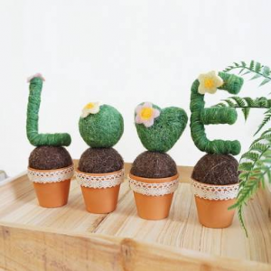 울러브 화분 장식소품 4P SET