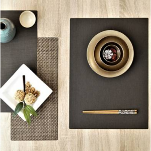 우븐패브릭 테이블 식탁 매트 브라운