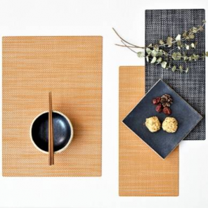 우븐패브릭 테이블 식탁 매트 골드오렌지