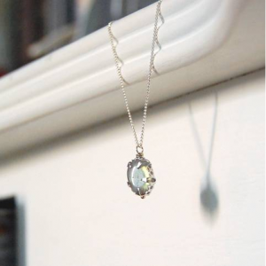 천연석 래브라도라이트 frame necklace (우주의 돌)