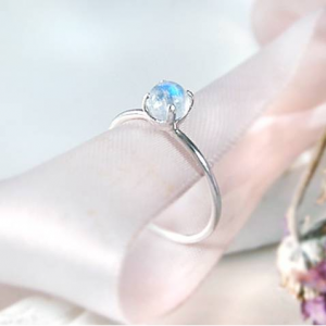달빛행성- 문스톤 pure ring (6월 탄생석)