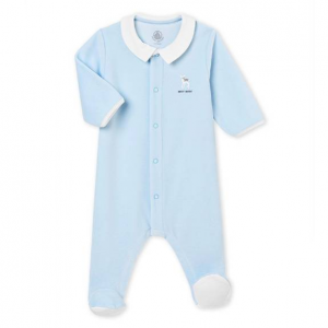 BABY BOY'S PLAIN COTTON VELOUR 잠옷