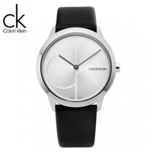 [캘빈클라인 CALVINKLEIN] K3M221CY / Minimal 가죽밴드 커플시계 여성용 35mm