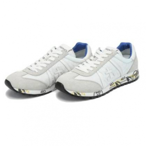 [PREMIATA] 화이트 프리미아타로고 컬러배색 남성 스니커즈