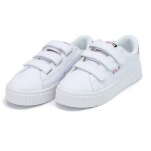 [FILA] 핑크 COURT DELUXE BOLD SHINY VC 여성 벨크로스니커즈