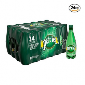 Perrier Carbonated Mineral Water, 16.9 fl oz. Plastic Bot (24 Count) @ Amazon.com