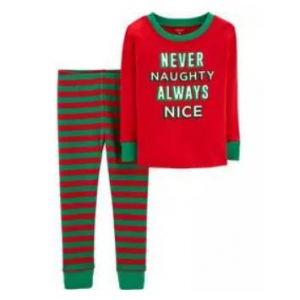 2-Piece Toddler Christmas Snug 피트 코튼 PJs