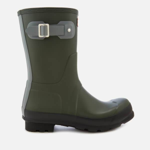Hunter Men's Original Short Colourblock Wellies