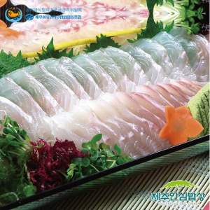 세계일류상품 제주수협 제주광어회 반마리세트 / 한마리세트