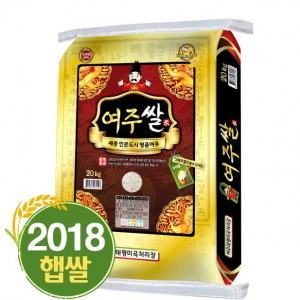 2018년 햅쌀 태평 여주쌀 추청 20kg